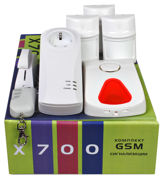 Комплект GSM-сигнализации X700